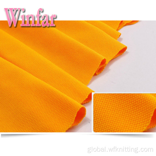 Polyester Pique Fabric 100% Polyester Polo Knitted Pique Fabric Manufactory